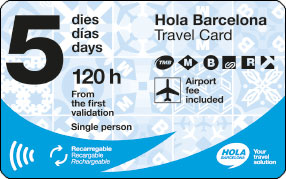 <p><strong>Hola Barcelona Travel Card 5 dies</strong></p>