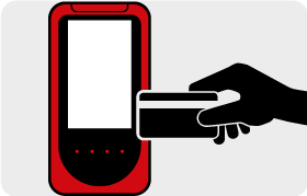 <p><strong>Contactless bank card reader</strong></p>